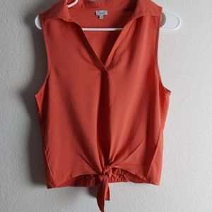 Peachy samon tank top